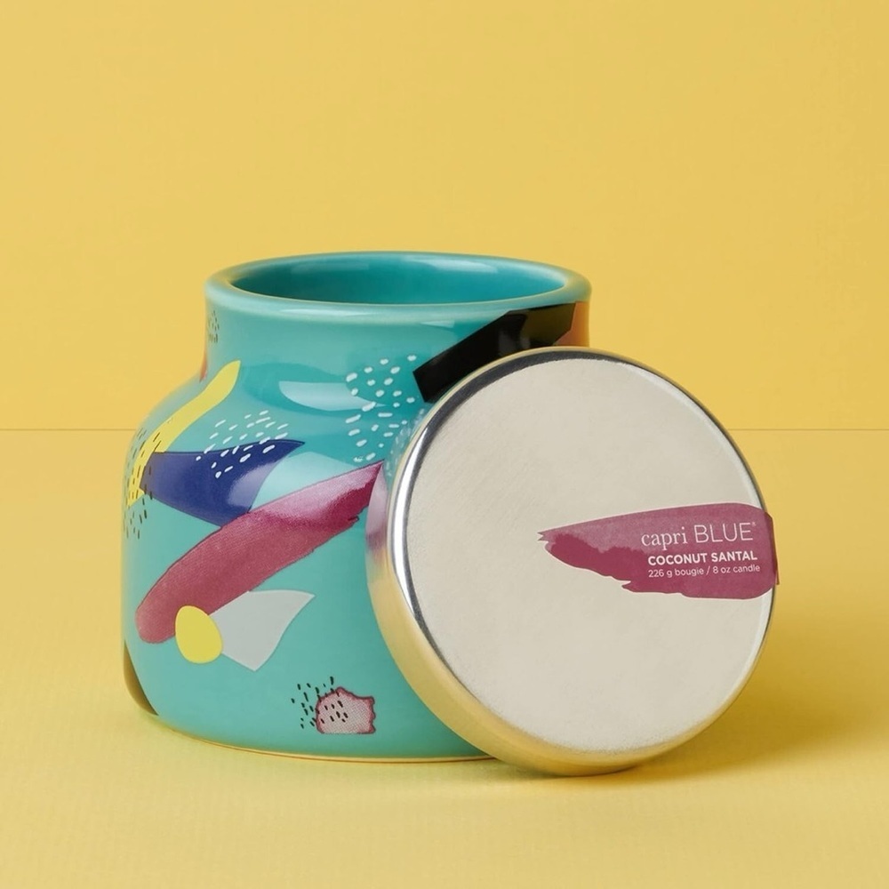 ‼️RARE‼️🎸Capri Blue🎸🔥NWT🔥 Gallery Petite Jar 8 Oz in Coconut Santal
